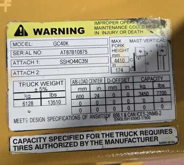 Propane Forklifts 2018  CAT Lift Trucks GC40K (15)
