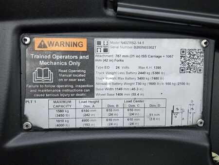 Reach Trucks 2019  Hyster N40ZRS2 (14)