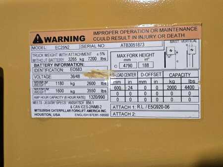 Diesel Forklifts 2018  CAT Lift Trucks EC25N2 (19)