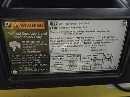 Carretilla elevadora diésel 2016  Hyster E65XN-40 (15)