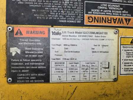 Propane Forklifts 2002  Yale GLC120MJ (15)