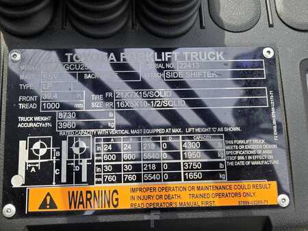 Propane Forklifts 2024  Toyota 508FGCU25 (16)