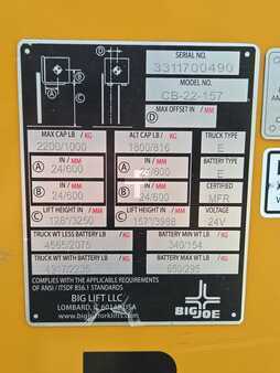 Apilador eléctrico 2022  Big Joe CB22-157 (13)