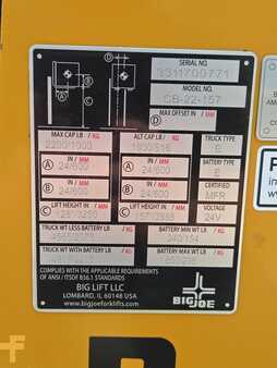 Apilador eléctrico 2022  Big Joe CB22-157 (13)