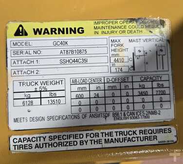 Propane Forklifts 2018  CAT Lift Trucks GC40K (15)