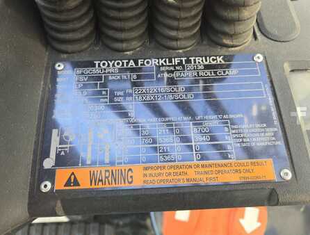 Carretilla elevadora GLP 2020  Toyota 8FGC55U-PRS (16)