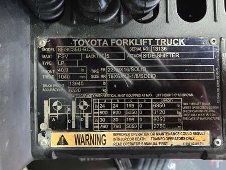 Propane Forklifts 2018  Toyota 8FGC35U-BCS (16)