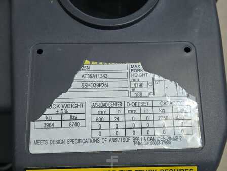 Propane Forklifts 2022  CAT Lift Trucks GP25N (12)