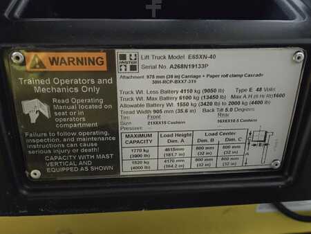 Montacargas diésel 2016  Hyster E65XN-40 (15)