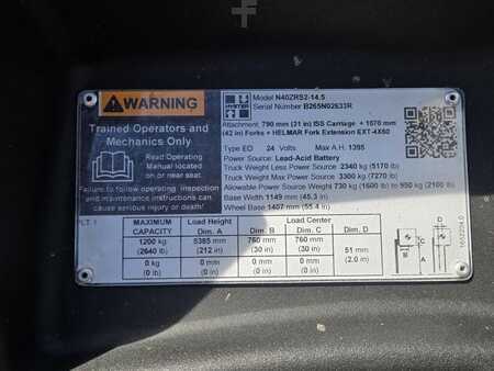 Carretilla retráctil 2017  Hyster N40ZRS2 (14)