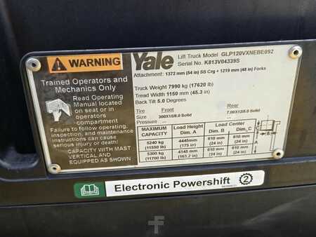 Propane Forklifts 2018  Yale GLP120VX (13)