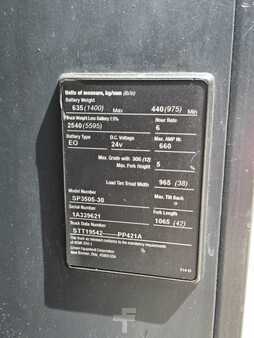 Vertical order pickers 2008  Crown SP3505-30 (12)