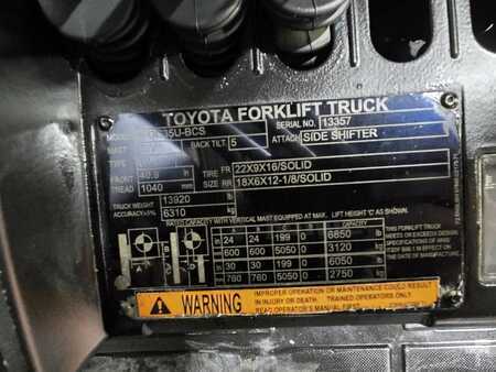 Carretilla elevadora GLP 2018  Toyota 8FGC35U-BCS (13)