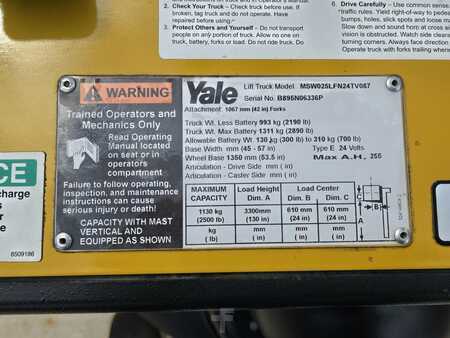 Pallet Stackers 2016  Yale MSW025LF (11)