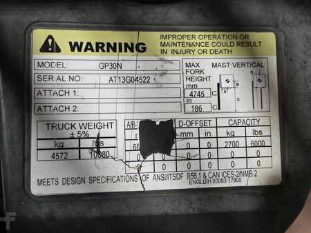 Propane Forklifts 2021  CAT Lift Trucks GP30N (16)