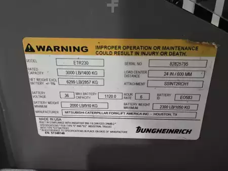 Turret Truck 2020  Jungheinrich ETR230 (13)