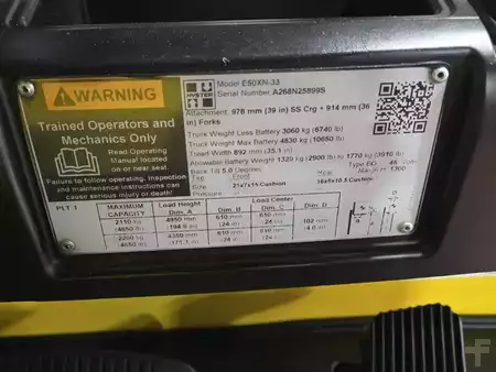 Montacargas Eléctrico (4 ruedas) 2018  Hyster E50XN-33 (13)