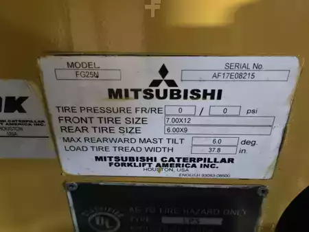 Propane Forklifts  Mitsubishi FG25N (16)