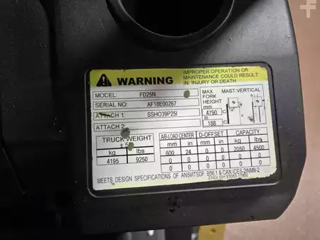 Diesel Forklifts  Mitsubishi FD25N (16)