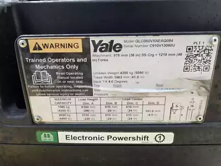 Propane Forklifts  Yale GLC050VXNEAQ084 (12)
