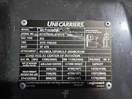 4-Wheel Electric 2022  Unicarriers MCT1B2L25E (16)