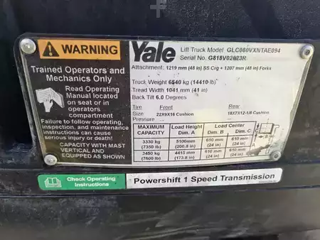 Propane Forklifts 2017  Yale GLC080VXNTAE094 (12)