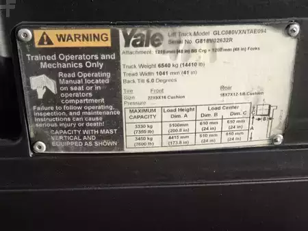 Diesel Forklifts 2017  Yale GLC080VXNTAE094 (16)