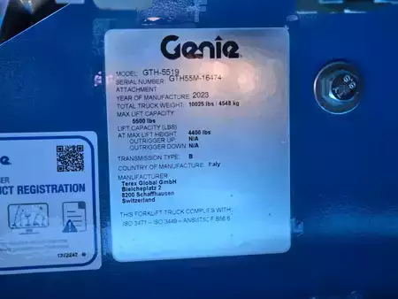 Telehandler Fixed 2023  Genie GTH-5519 (16)