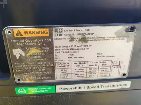 Propane Forklifts 2016  Hyster S60FT (9)