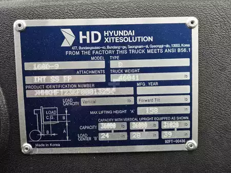 Diesel Forklifts 2026  Hyundai 160D-9 (22)