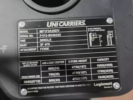 Montacargas GLP 2023  Unicarriers MP1F2A25DV (16)