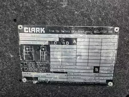Diesel Forklifts 2022  Clark S25D (12)