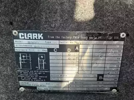 Diesel Forklifts 2022  Clark S30D (13)