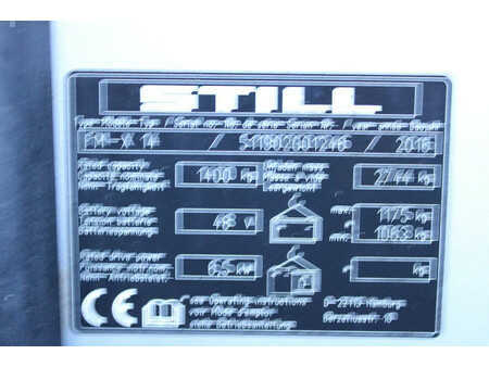 Retráctil 2016  Still FM-X14 reachtruck elektrische triplex sideshift freelift (14)