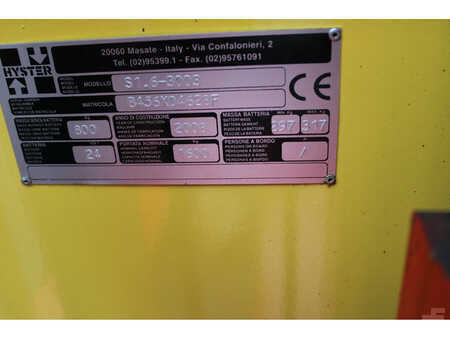 Stapelaars 2008  Hyster s1,6 stapelaar elektrische met freeilift accu 65%getest (8)