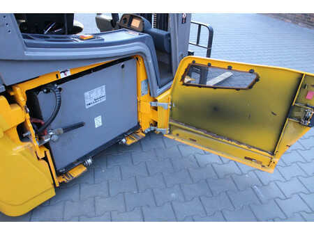 3-wiel elektrische heftrucks 2019  Jungheinrich EFG218 heftruck elektrische freelift triplex sideshift (12)