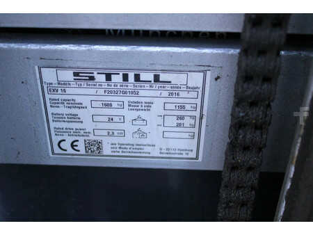 Stacker pedestre 2016  Still exv16 stapelaar elektrische triplex freelift (12)