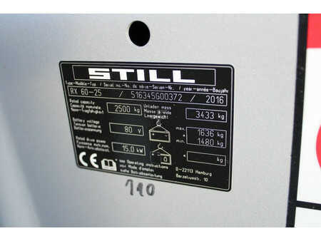Chariots électriques à 4 roues 2016  Still RX60 25 heftruck elektrische triplex sideshift (16)