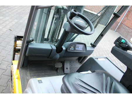 Electric - 3 wheels 2020  Jungheinrich EFG216 heftruck elektrische lepelverstelling triplex sideshift (12)