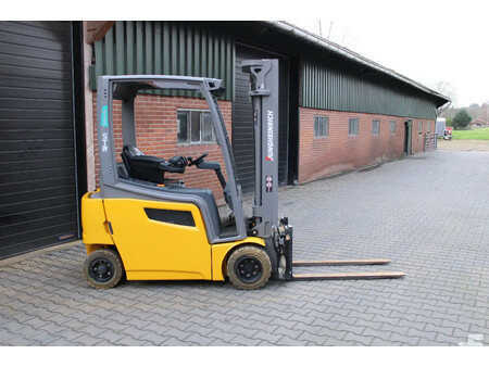 Carrelli elettrici 4 ruote 2017  Jungheinrich EFG318k heftruck elektrische freelift triplex sideshift (1)