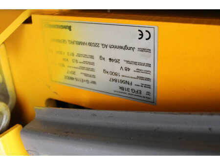 Carrelli elettrici 4 ruote 2017  Jungheinrich EFG318k heftruck elektrische freelift triplex sideshift (14)