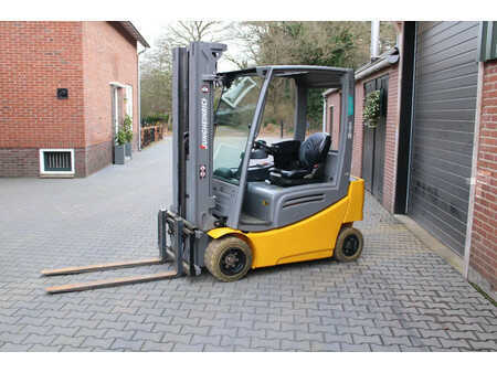 Carrelli elettrici 4 ruote 2017  Jungheinrich EFG318k heftruck elektrische freelift triplex sideshift (2)