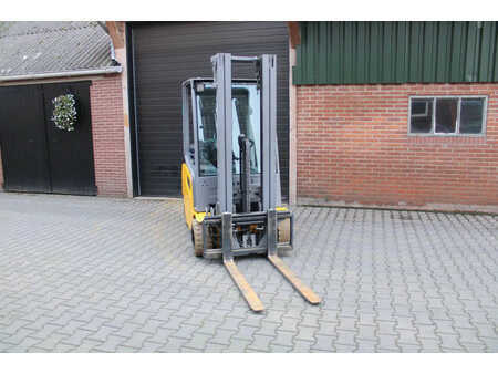 Carrelli elettrici 4 ruote 2017  Jungheinrich EFG318k heftruck elektrische freelift triplex sideshift (4)