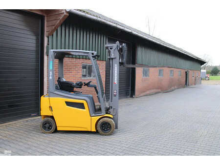 Carrelli elettrici 4 ruote 2017  Jungheinrich EFG318k heftruck elektrische freelift triplex sideshift (7)