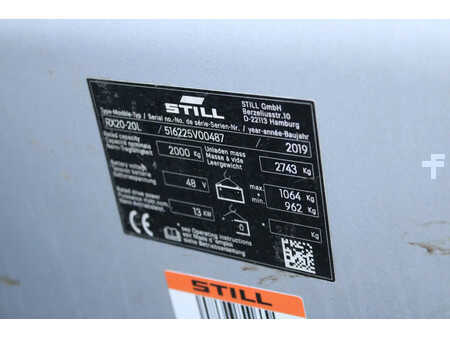 El truck - 3 hjulet 2019  Still RX20 20 heftruck elektrische triplex sideshift (16)