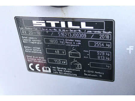 Chariots électriques à 4 roues 2018  Still RX20 18 heftruck elektrische triplex sideshift lepelverstelling (19)