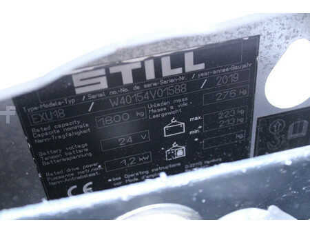 Transpalettes éléctriques 2019  Still exu18 palletwagen elektrische bj 2019 (10)