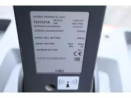 Låglyftare El 2019  Toyota BT LWE130 palletwagen elektrische nieuwe accu (7)