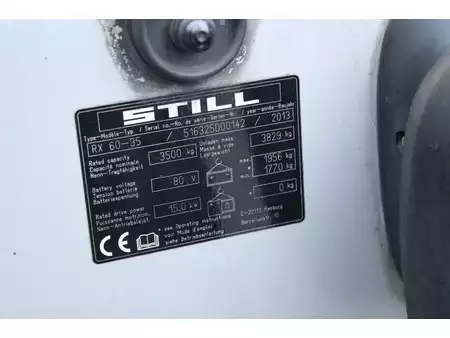 Chariots électriques à 4 roues 2013  Still RX60 35 heftruck elektrische triplex lepelversteling sidesift (17)