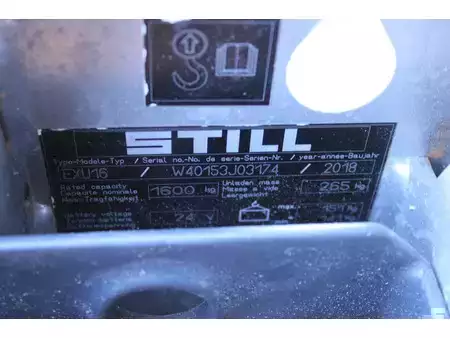 Niederhubwagen 2018  Still exu16 palletwagen elektrische bj 2018 (11)